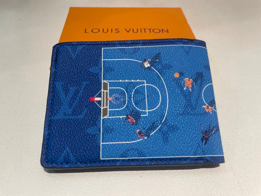 Louis Vuitton Basketball Monogram Slender Wallet – Blue