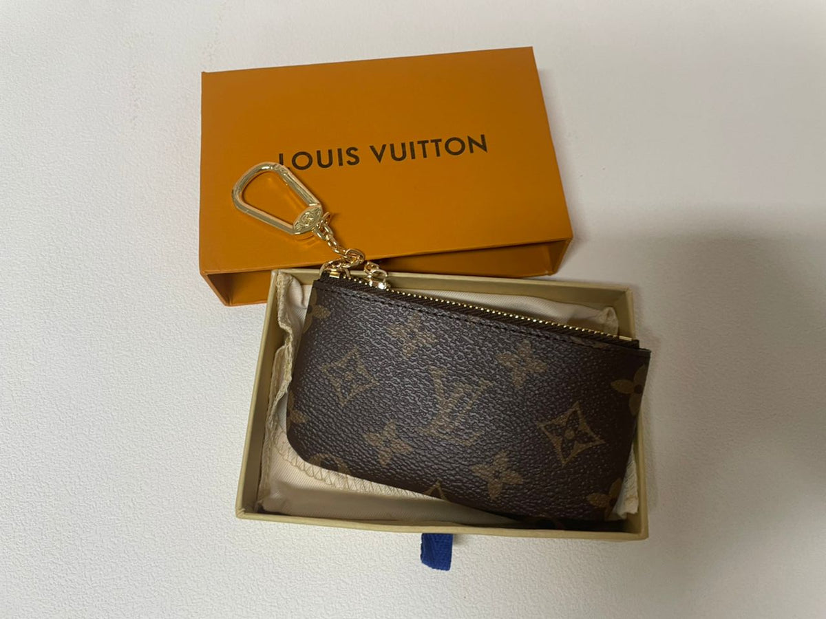 Louis Vuitton Monogram Key Pouch Pochette Cles Coin Purse