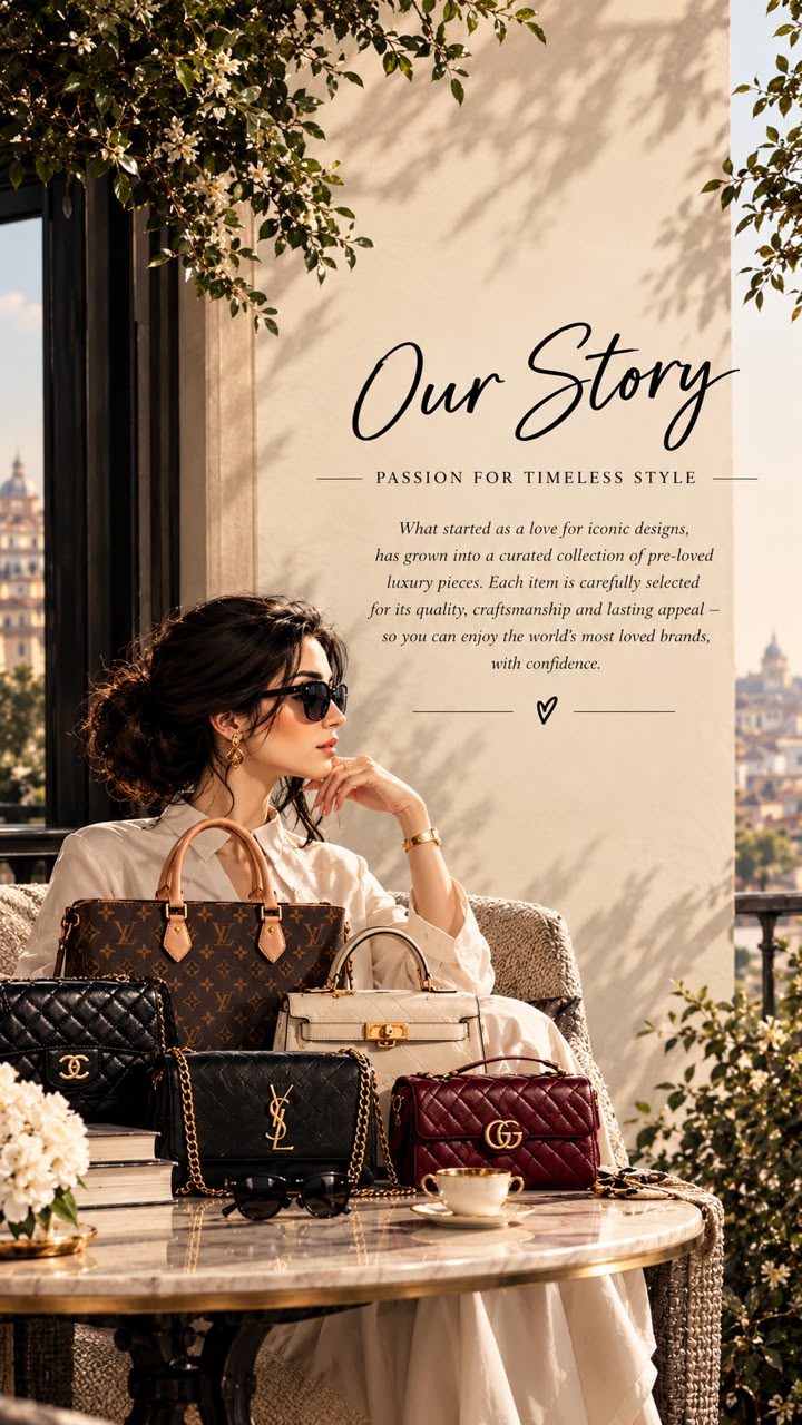 Designer bags, loved again.