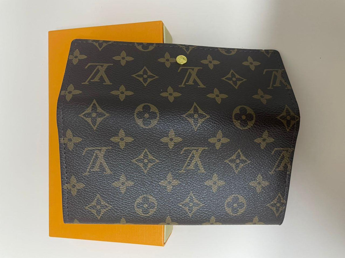 Louis Vuitton Portefeuille Sarah Monogram Long Wallet – Brown with Box & Dust Bag