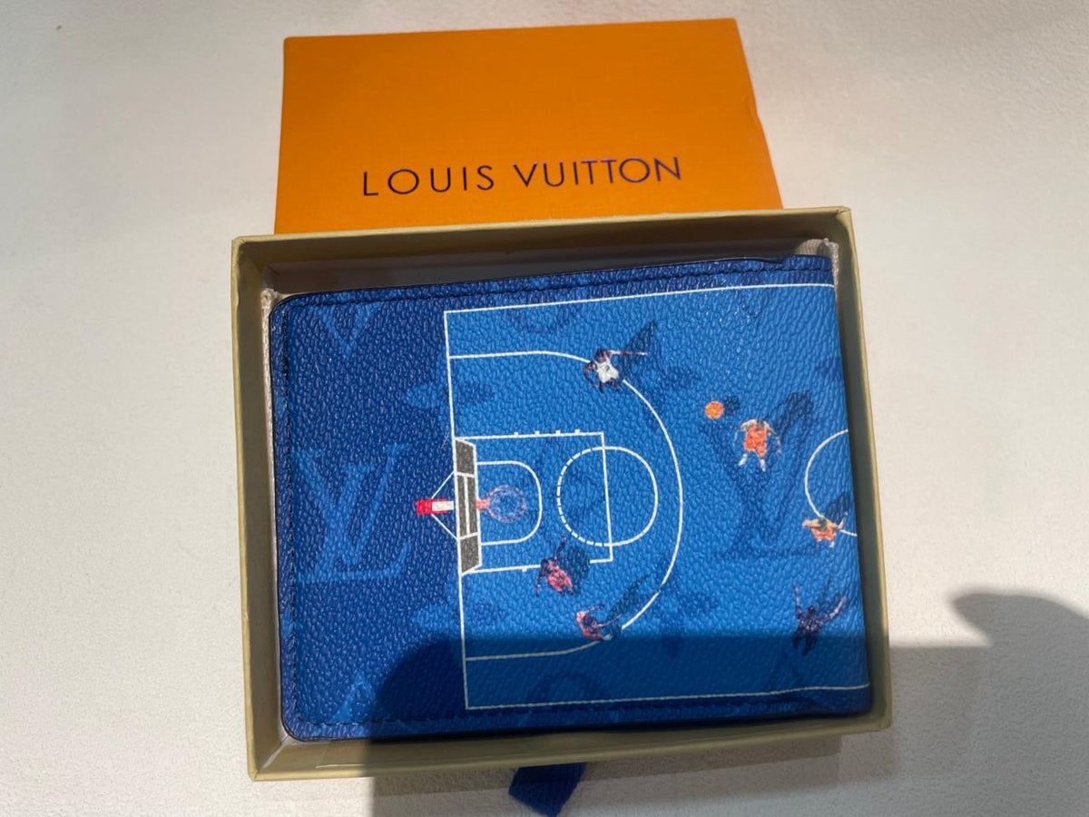 Louis Vuitton Basketball Monogram Slender Wallet – Blue