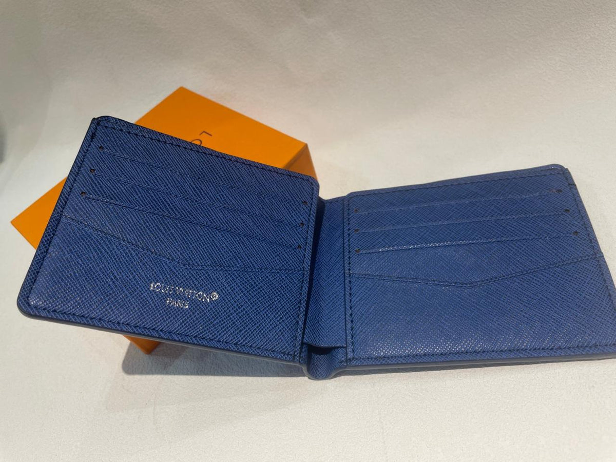 Louis Vuitton Basketball Monogram Slender Wallet – Blue