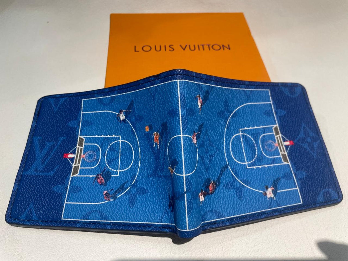 Louis Vuitton Basketball Monogram Slender Wallet – Blue