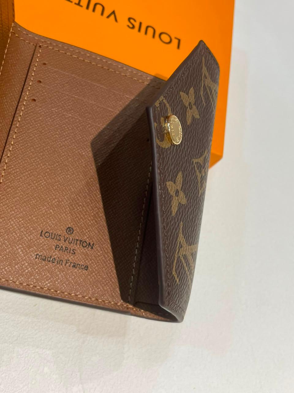 Louis Vuitton Monogram Victorine Brown Leather Women's Wallet