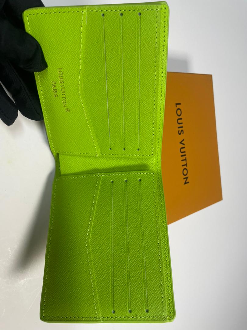 Louis Vuitton Baseball Men's Wallet 100% Authentic Leather Bifold with Box