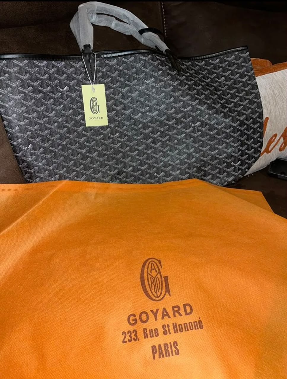Goyard Saint Louis GM Bag — Black Goyardine Canvas