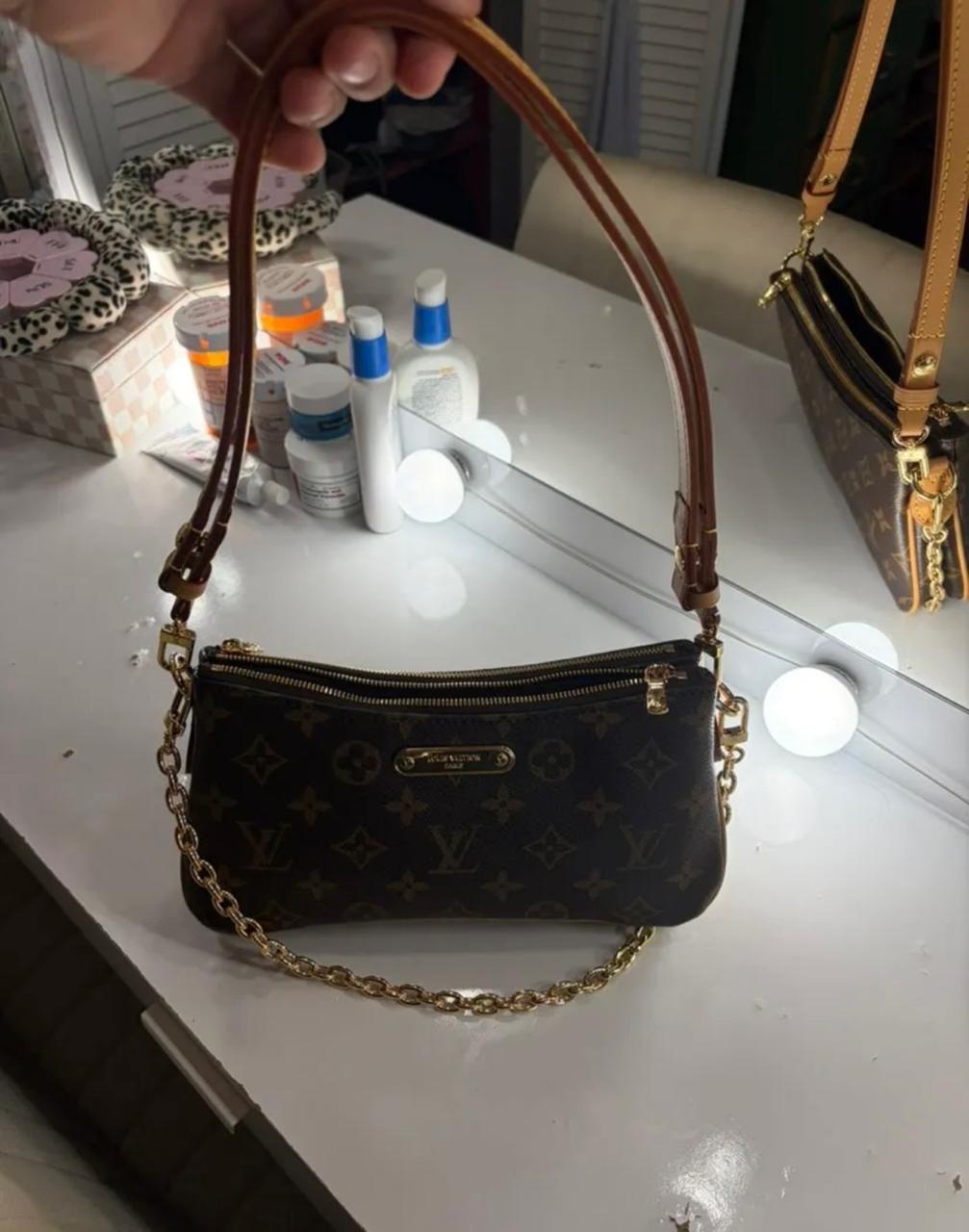Louis Vuitton Classic Monogram Canvas Zip Pochette