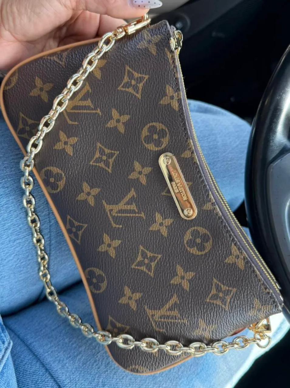 Louis Vuitton Classic Monogram Canvas Zip Pochette